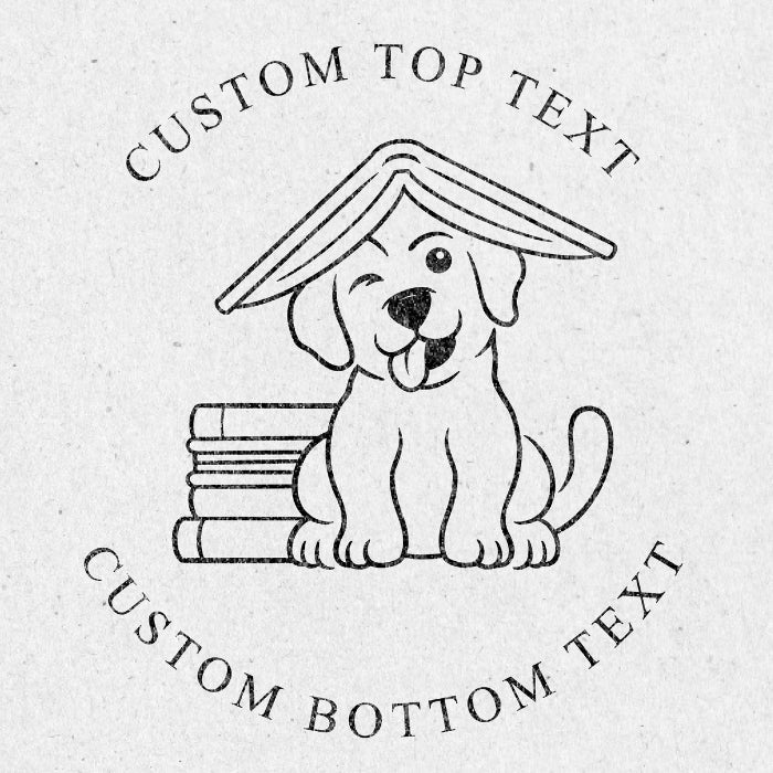 Embosser Seal Custom - Dog Design