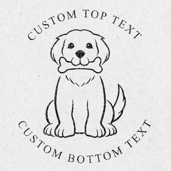 Embosser Seal Custom - Dog Design