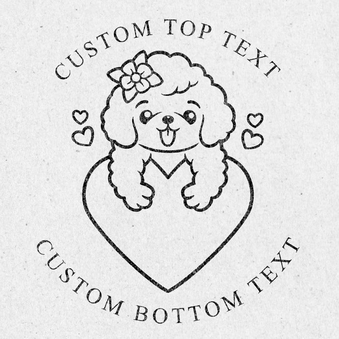 Embosser Seal Custom - Dog Design