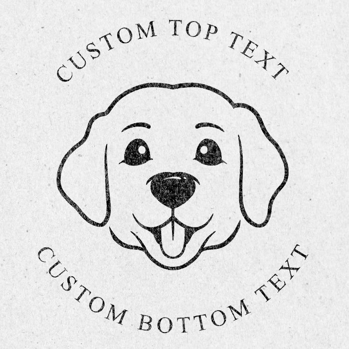 Embosser Seal Custom - Dog Design