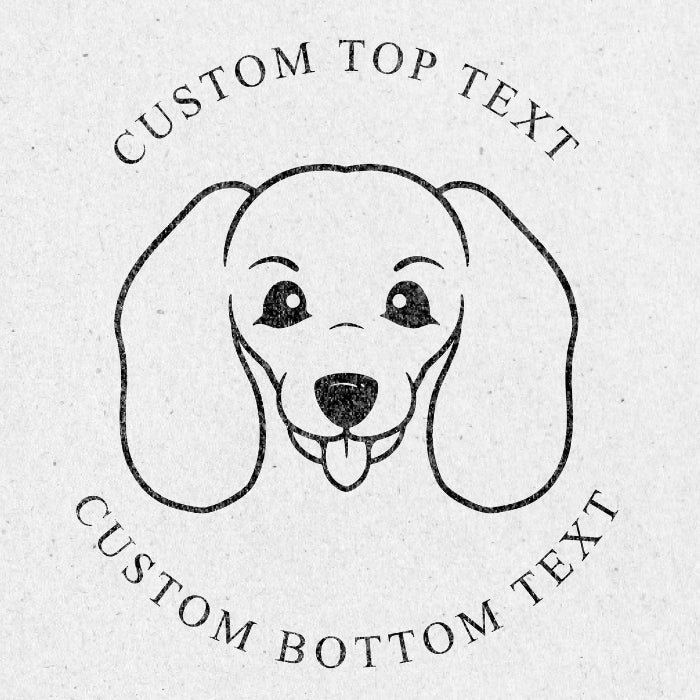 Embosser Seal Custom - Dog Design