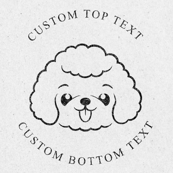Embosser Seal Custom - Dog Design