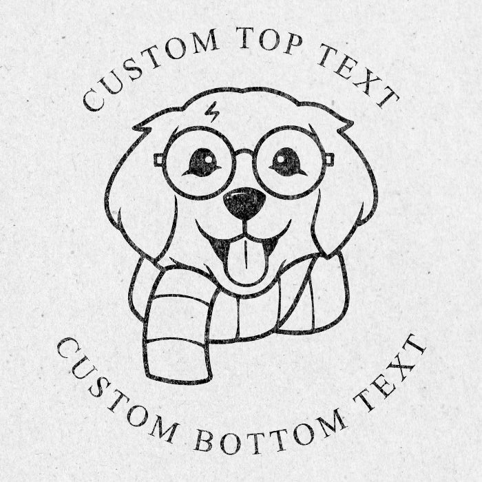 Embosser Seal Custom - Dog Design