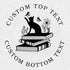 Custom Seal Embosser – Cat Design from ChicCraft on a book page