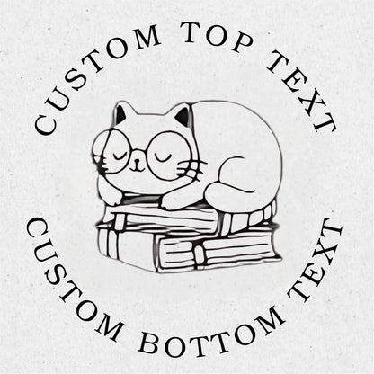 Custom Seal Embosser - Cat Design