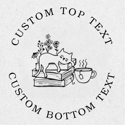 Custom Seal Embosser - Cat Design