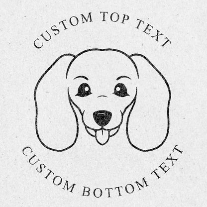 Embosser Seal Custom - Dog Design