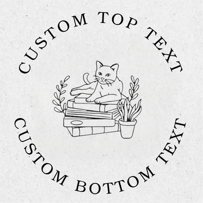 Custom Seal Embosser - Cat Design