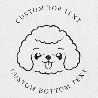 Embosser Seal Custom - Dog Design