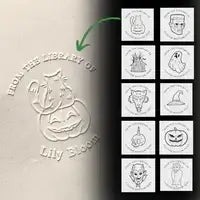 Halloween-themed embosser clip by ChicCraft